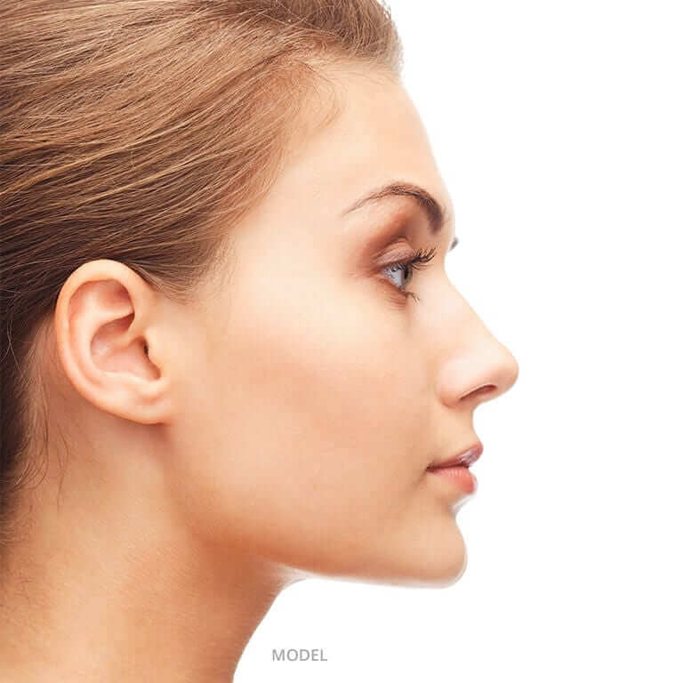 Profile of a beautiful woman